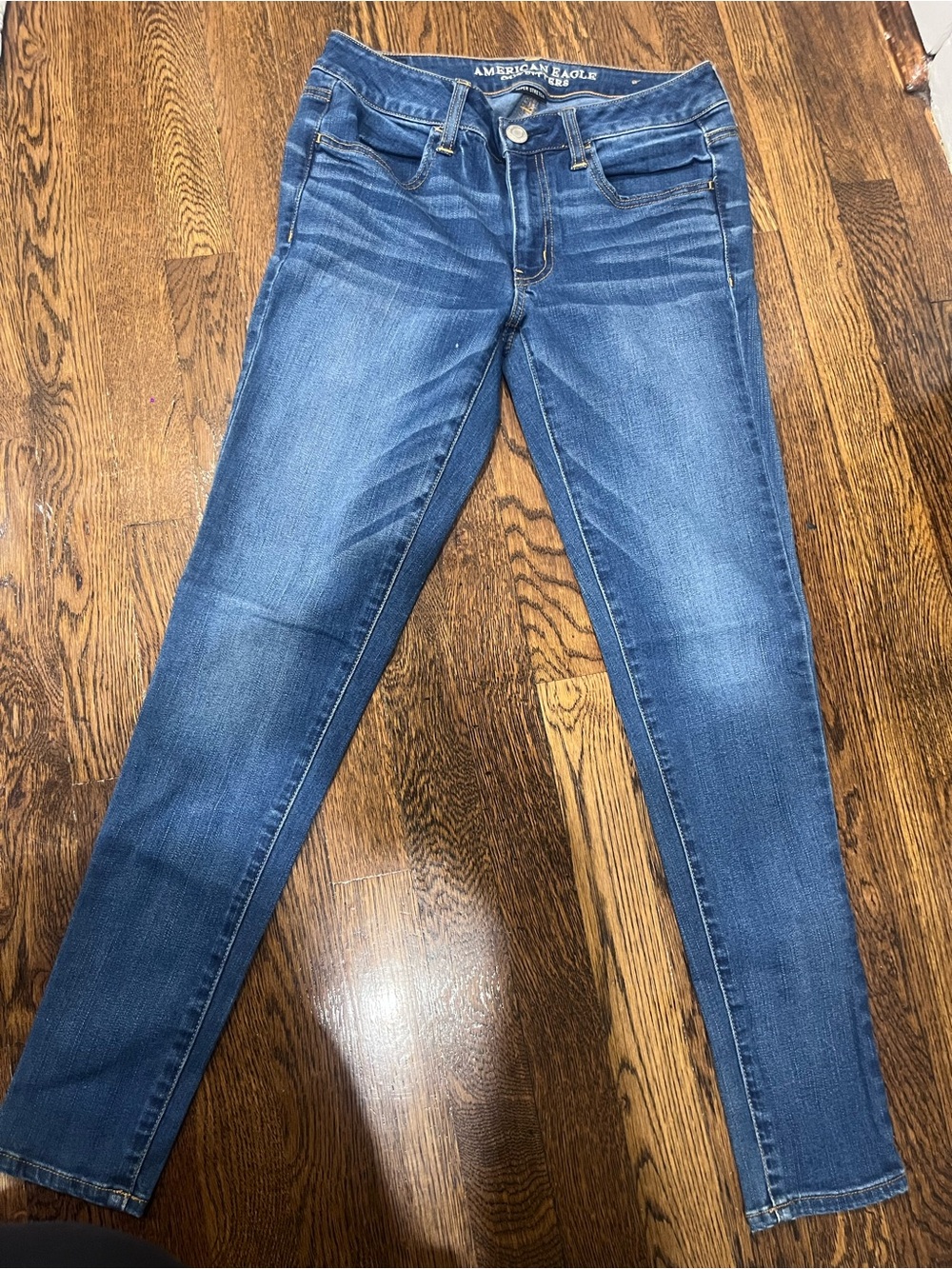 American Eagle Outfitters Dark Blue Skinny Jeans